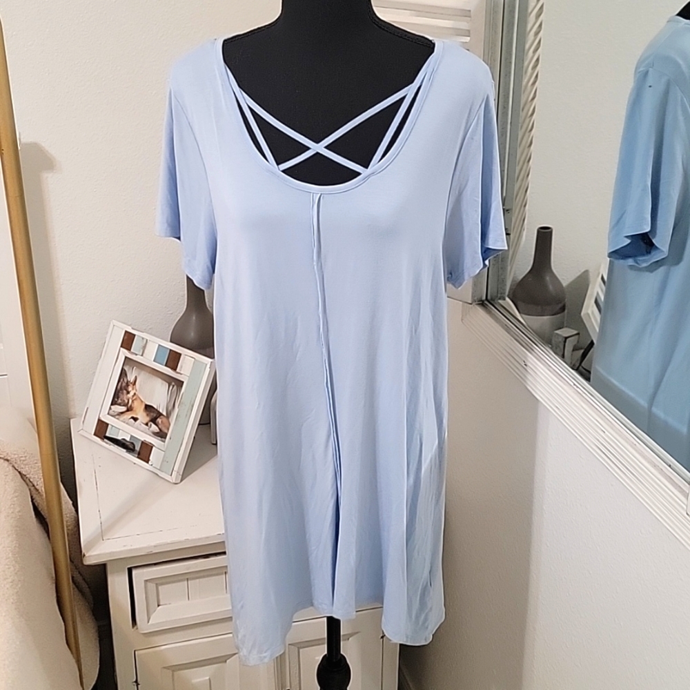 Terre Bleue Strappy Blouse/Dress